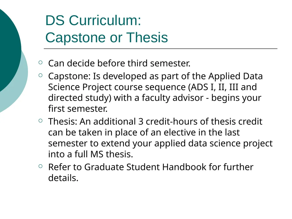Masters of Science in Software Engineering Masters - slide 40 of 59