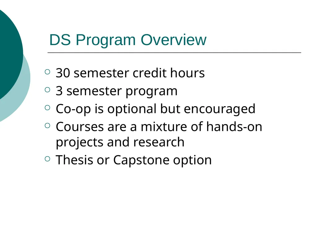 Masters of Science in Software Engineering Masters - slide 22 of 59