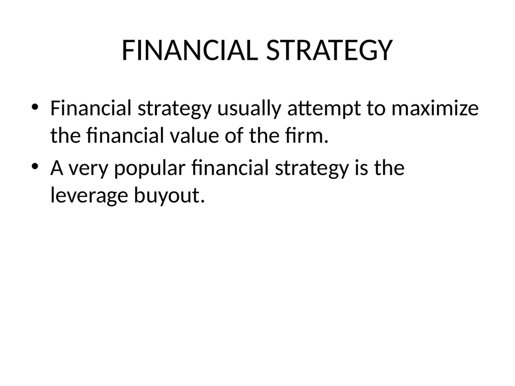 FUNCTIONAL STRATEGY Magister Management Program - slide 6 of 16