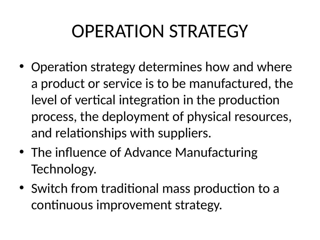 FUNCTIONAL STRATEGY Magister Management Program - slide 8 of 16