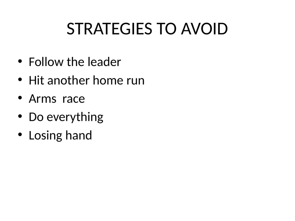 FUNCTIONAL STRATEGY Magister Management Program - slide 15 of 16