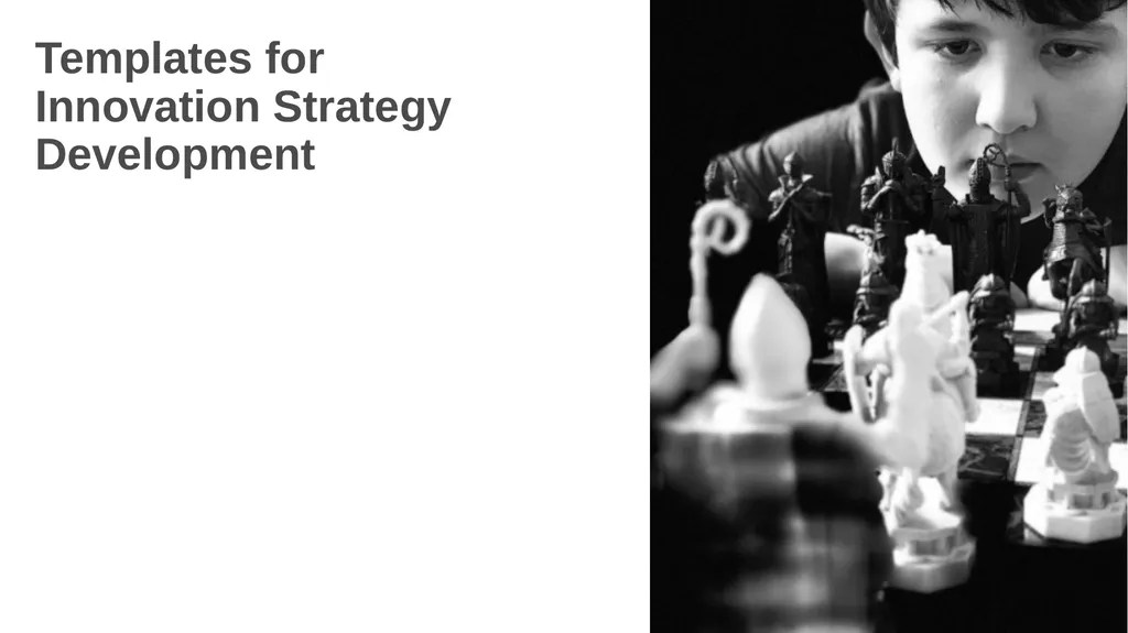 Templates for Innovation Strategy Development - slide 1 of 20
