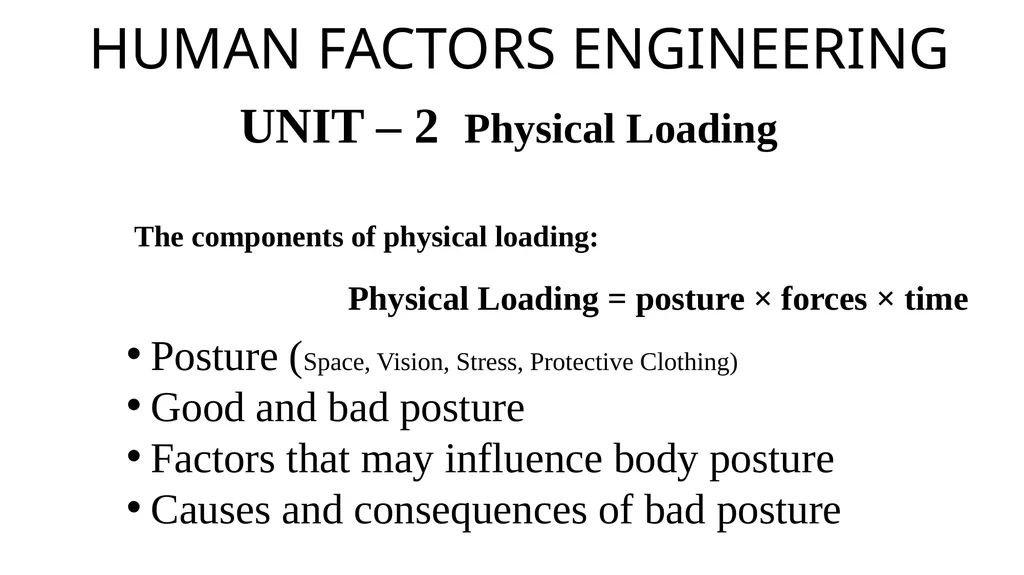 Human Factors Engineering Handout - I Dr. Shailaja - slide 2 of 11
