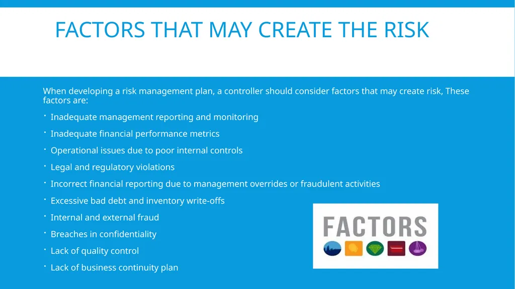 Enterprise Risk MANAGEMENT workshop by Hadeel - slide 8 of 14