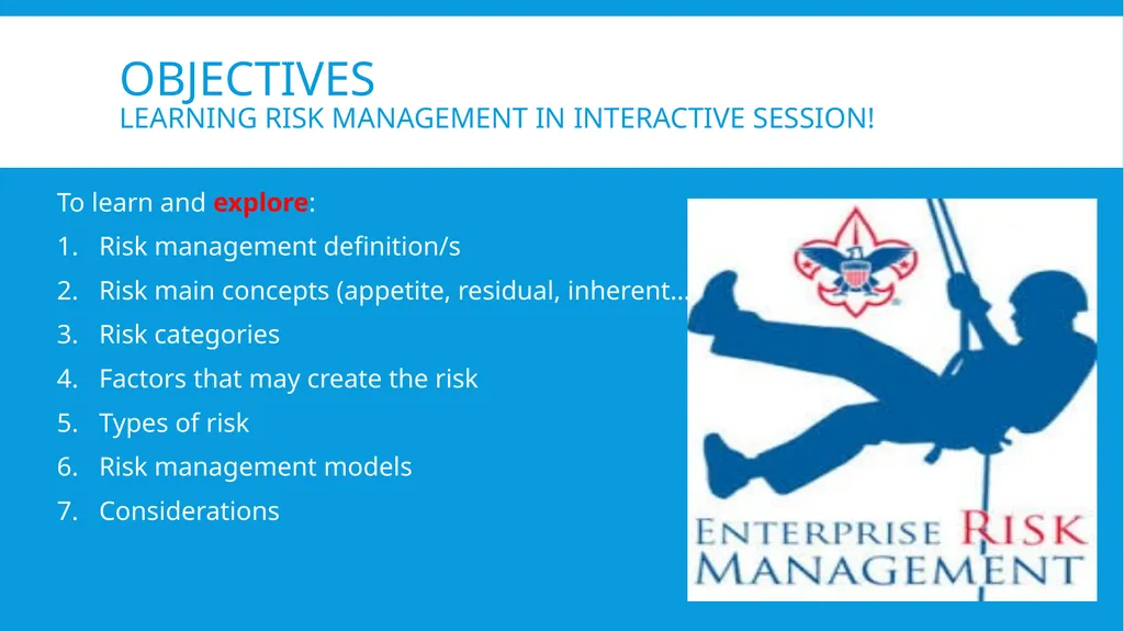 Enterprise Risk MANAGEMENT workshop by Hadeel - slide 4 of 14