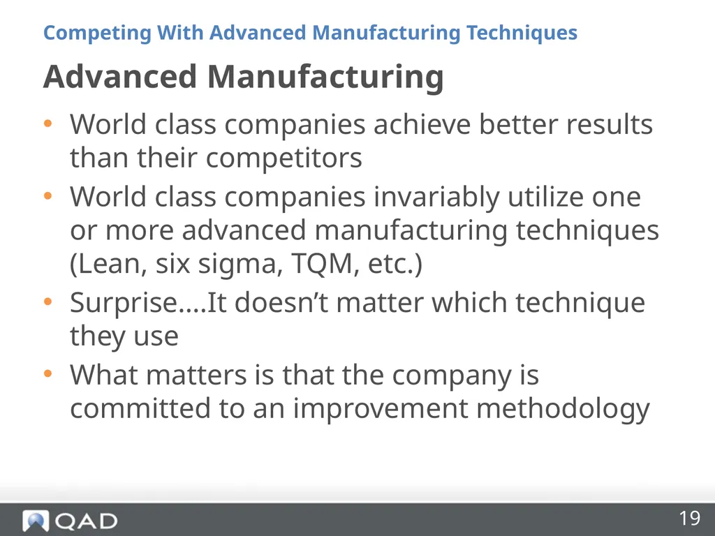 Insourcing and Competing With Advanced - slide 19 of 48