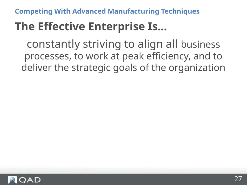 Insourcing and Competing With Advanced - slide 27 of 48