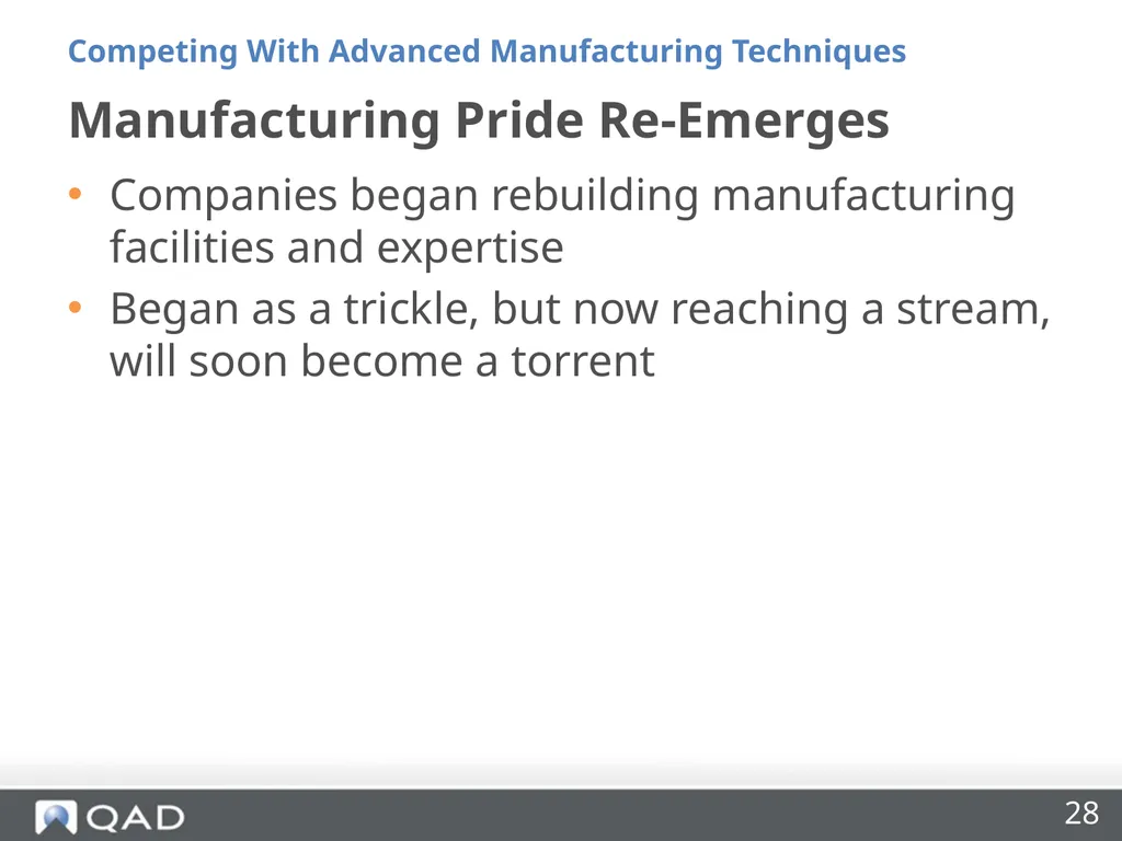 Insourcing and Competing With Advanced - slide 28 of 48