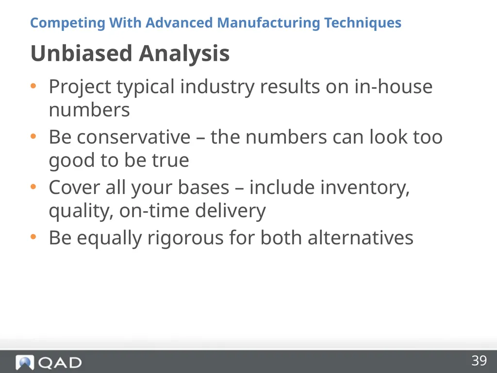 Insourcing and Competing With Advanced - slide 39 of 48