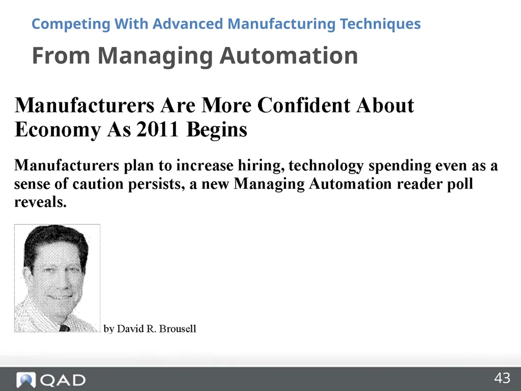 Insourcing and Competing With Advanced - slide 43 of 48