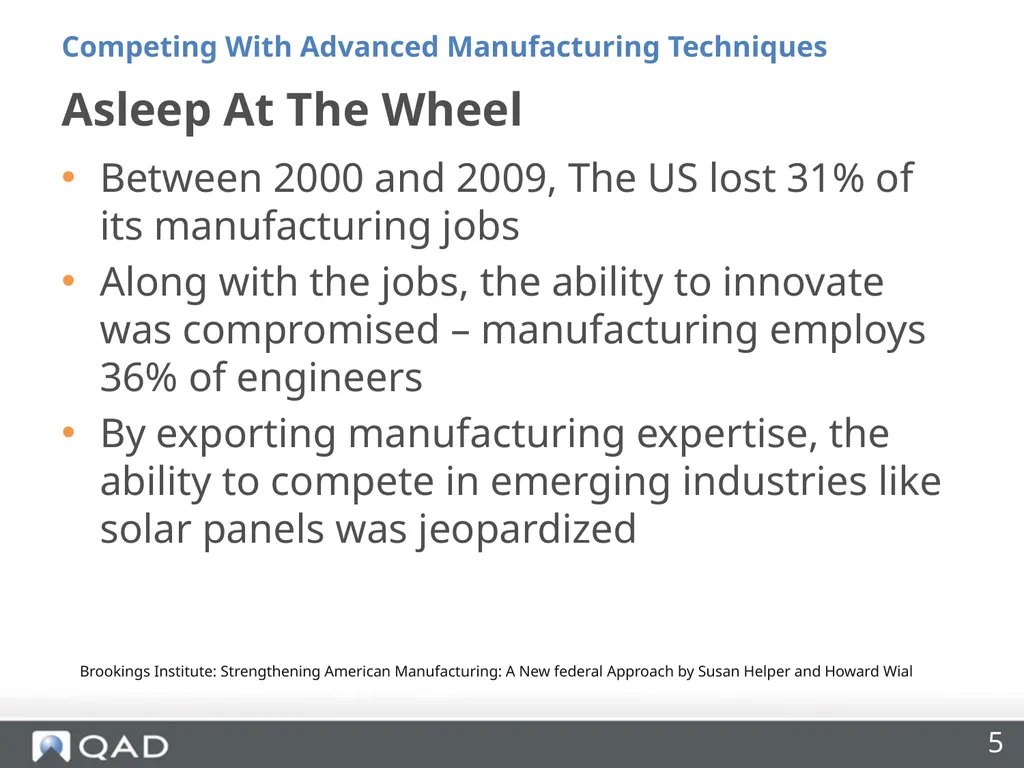 Insourcing and Competing With Advanced - slide 5 of 48