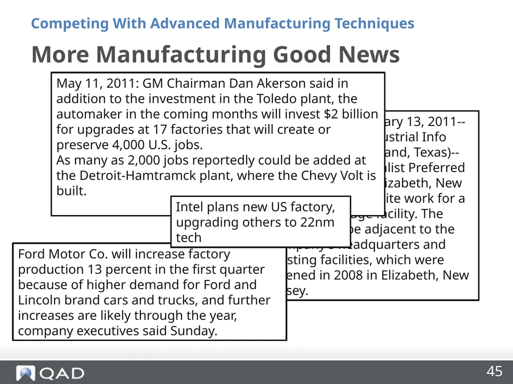 Insourcing and Competing With Advanced - slide 45 of 48