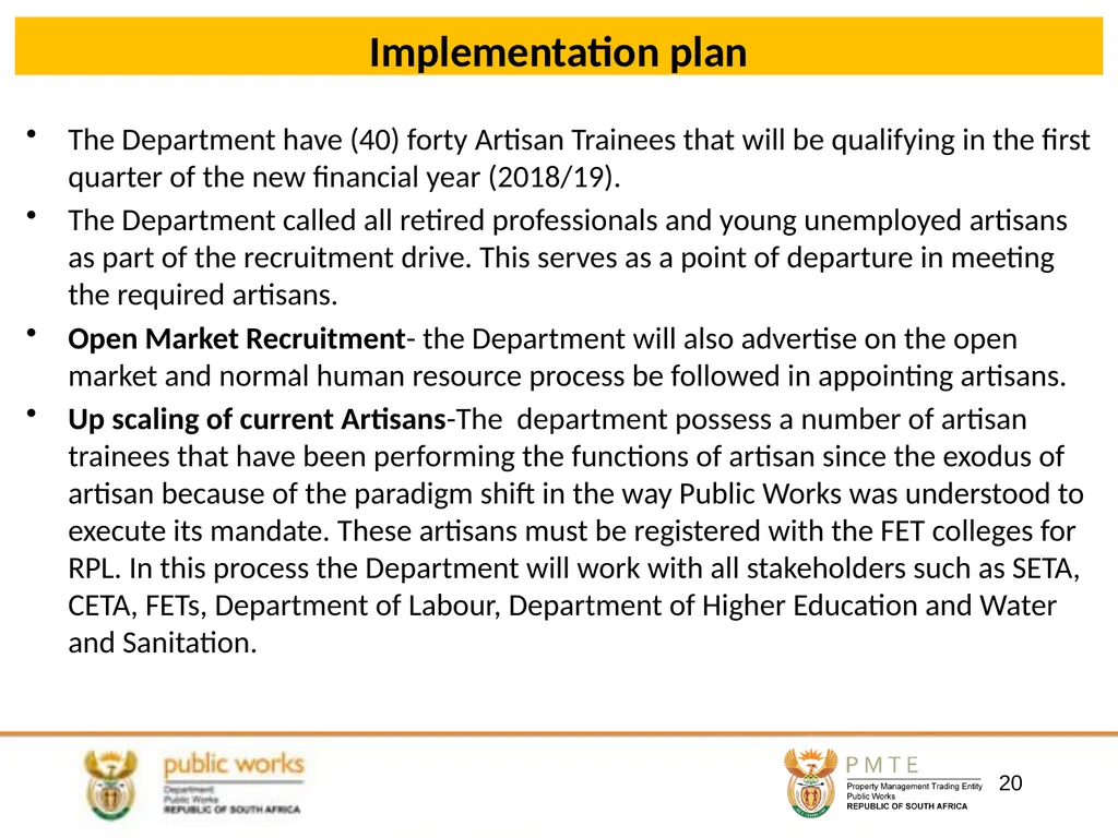 DEPARTMENTAL WORKSHOPS PROPOSED RESUSCITATION AND - slide 20 of 23