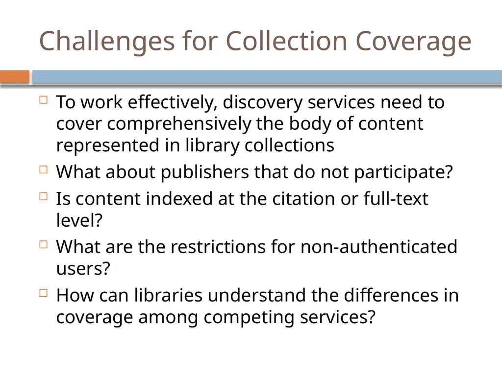 The Evolving Role of the Librarian: Trends and - slide 34 of 47