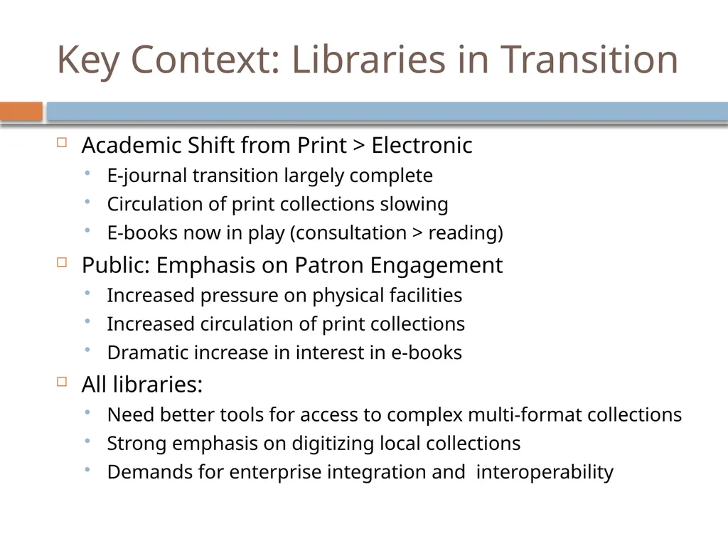 The Evolving Role of the Librarian: Trends and - slide 6 of 47