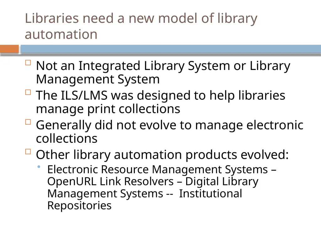 The Evolving Role of the Librarian: Trends and - slide 43 of 47