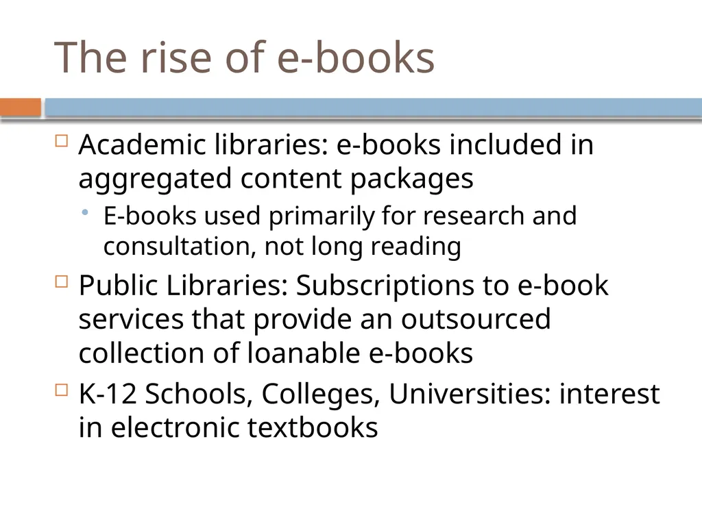 The Evolving Role of the Librarian: Trends and - slide 35 of 47