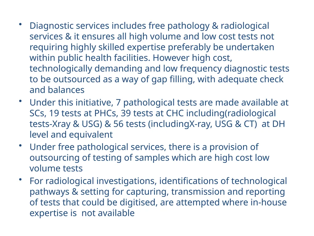 National Free Diagnostics Initiative Free - slide 5 of 20