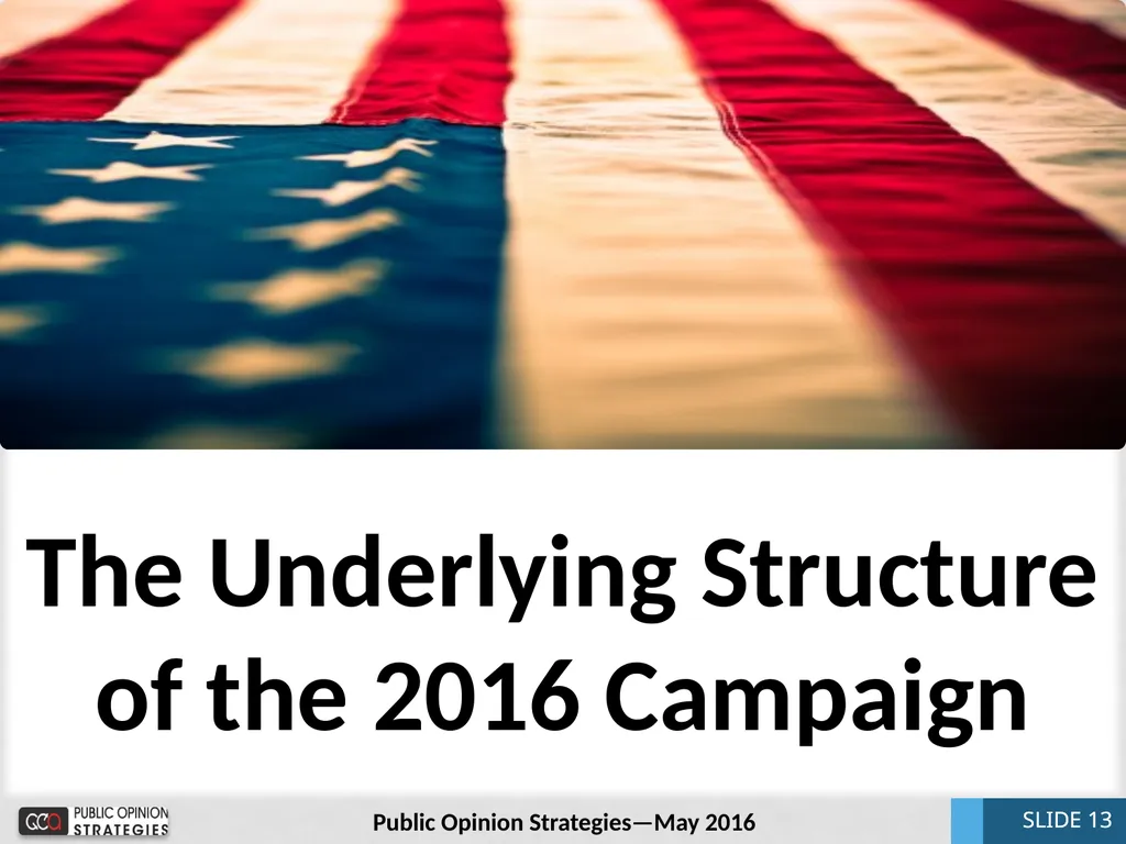 National Update May 2016 Bill McInturff SLIDE 1 - slide 13 of 31