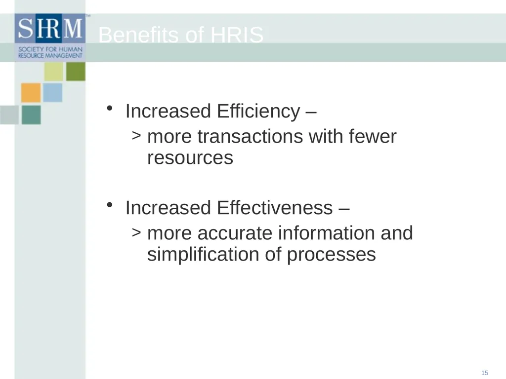 HR Data Management: An Historical, Technological - slide 15 of 68