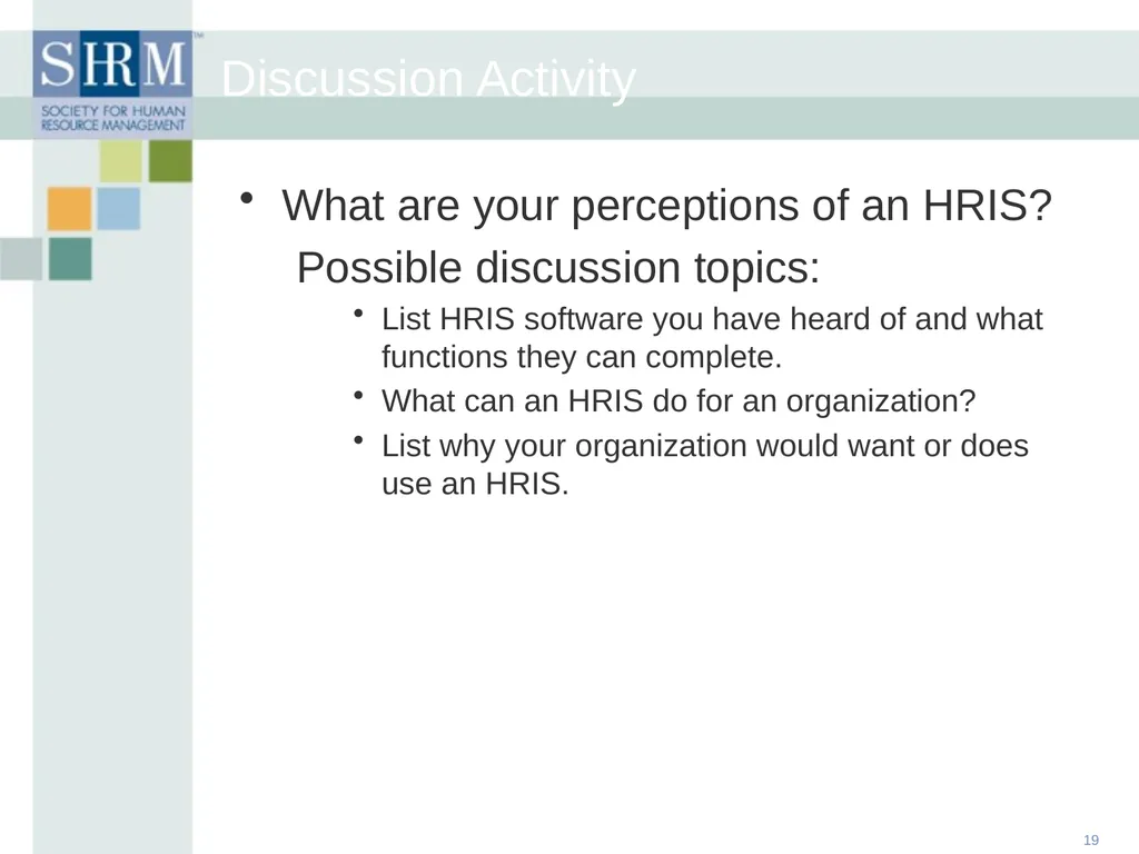 HR Data Management: An Historical, Technological - slide 19 of 68