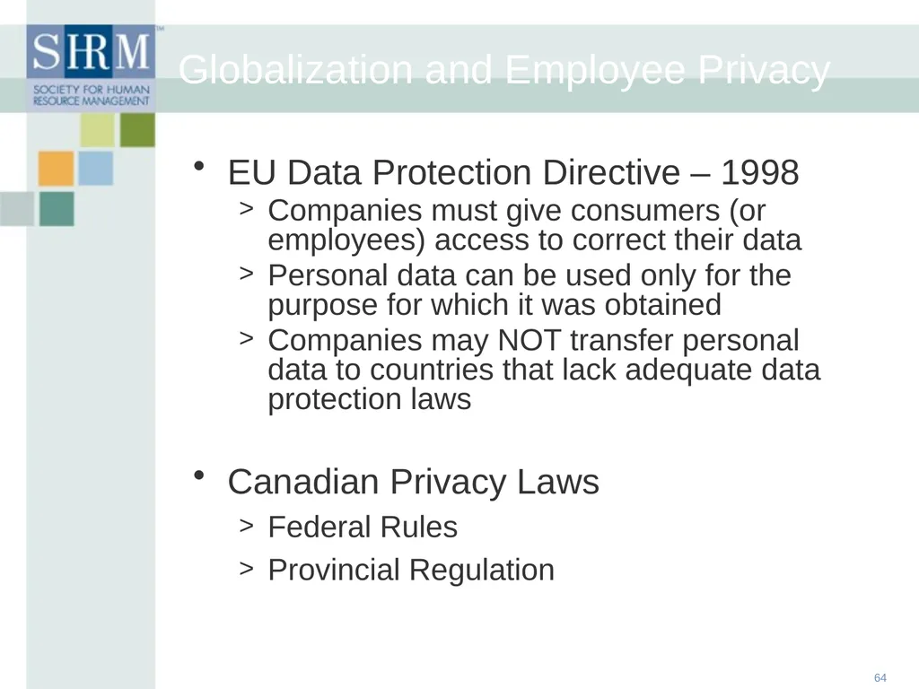 HR Data Management: An Historical, Technological - slide 64 of 68