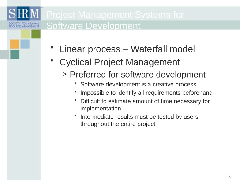 HR Data Management: An Historical, Technological - slide 27 of 68