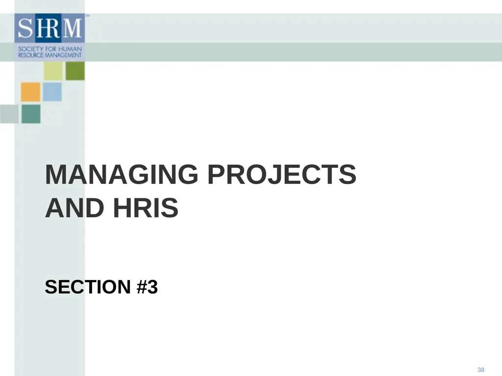 HR Data Management: An Historical, Technological - slide 38 of 68