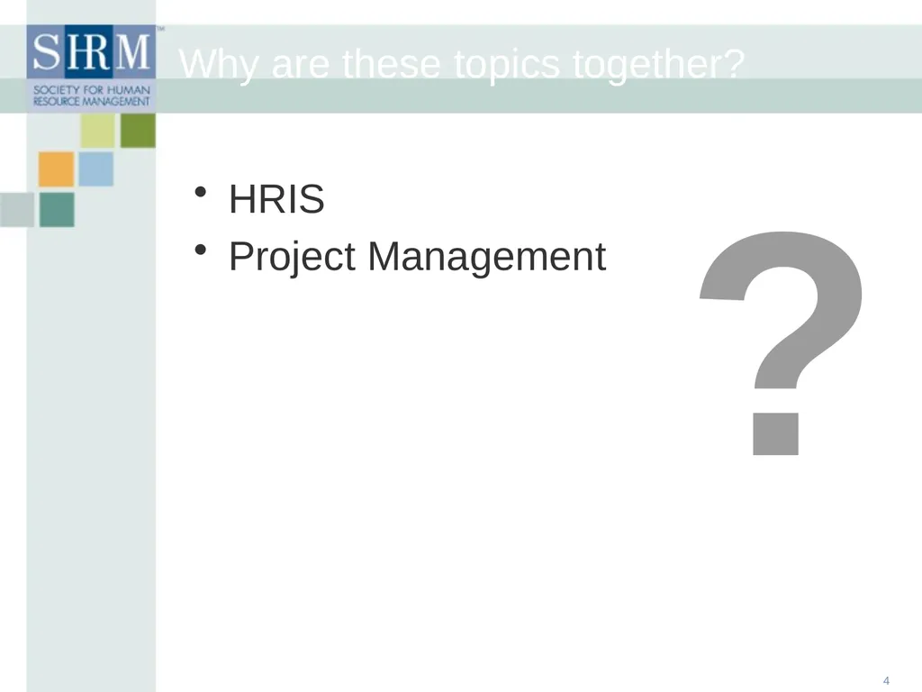 HR Data Management: An Historical, Technological - slide 4 of 68