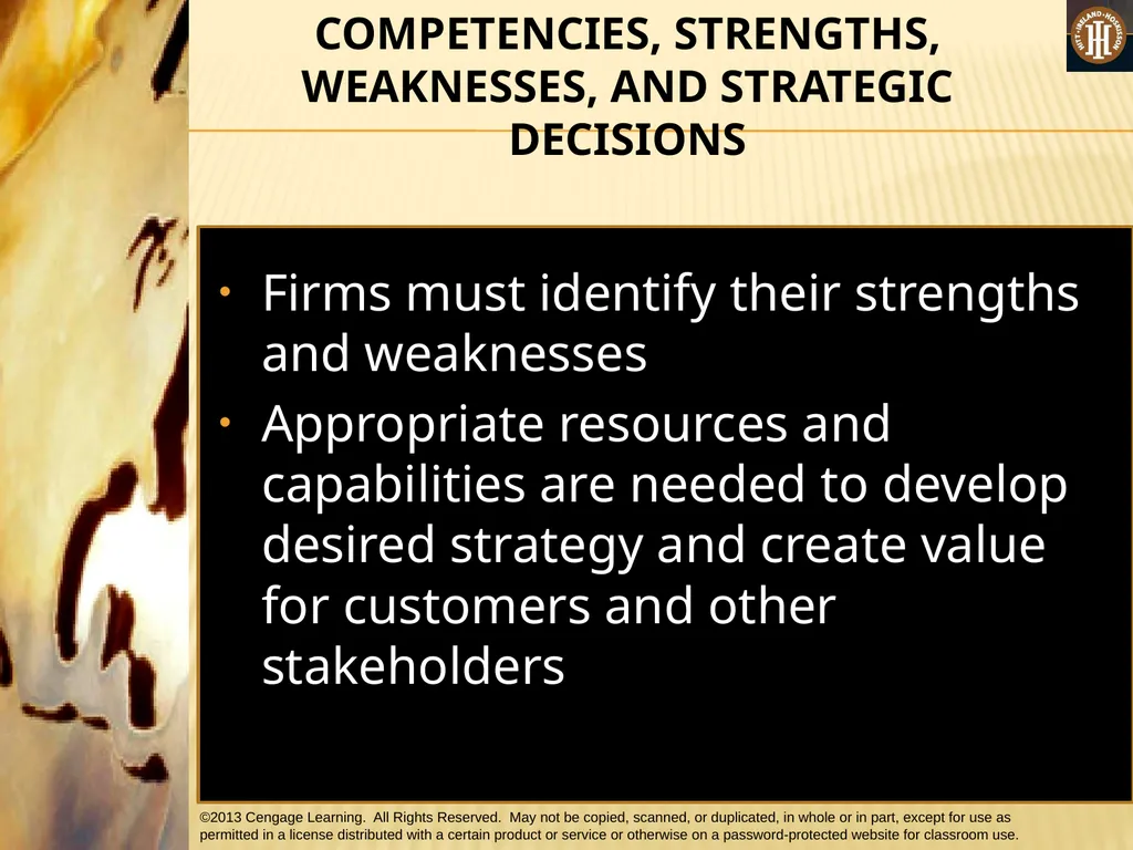 PART 1: STRATEGIC MANAGEMENT INPUTS CHAPTER 3 THE - slide 47 of 50