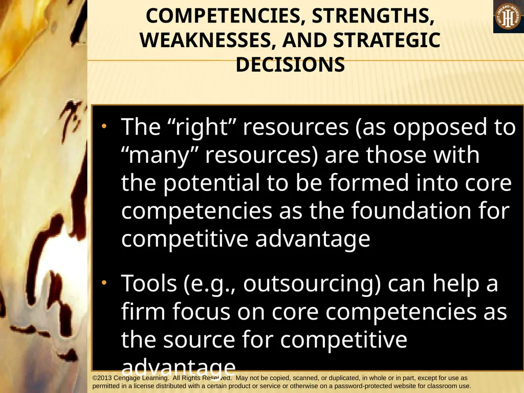 PART 1: STRATEGIC MANAGEMENT INPUTS CHAPTER 3 THE - slide 48 of 50