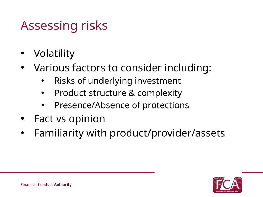 Assessing suitability: Research & Due Diligence - slide 7 of 15