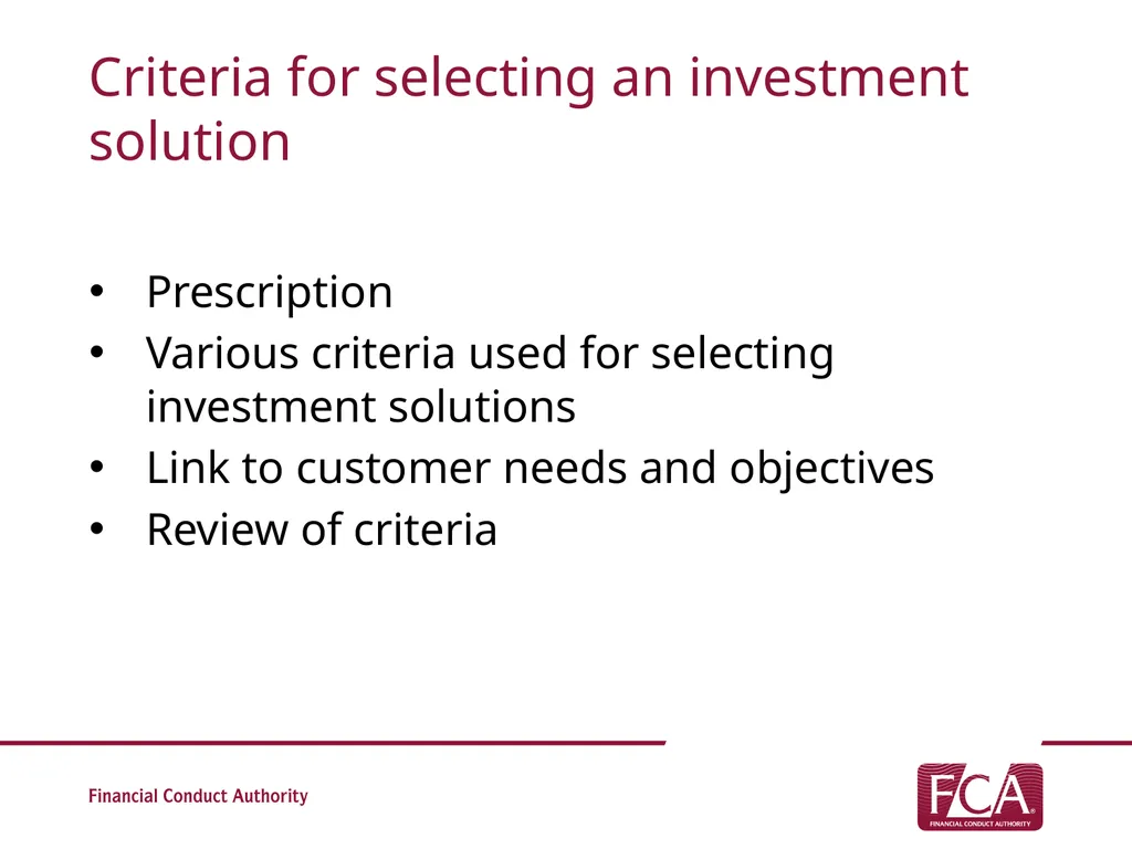 Assessing suitability: Research & Due Diligence - slide 6 of 15
