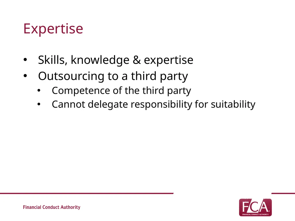 Assessing suitability: Research & Due Diligence - slide 10 of 15