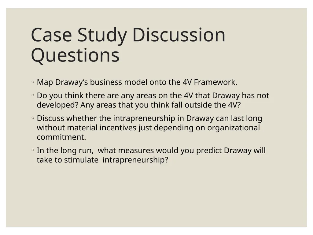 DRAWAY (卓为) Business Models Learning Objectives - slide 10 of 11