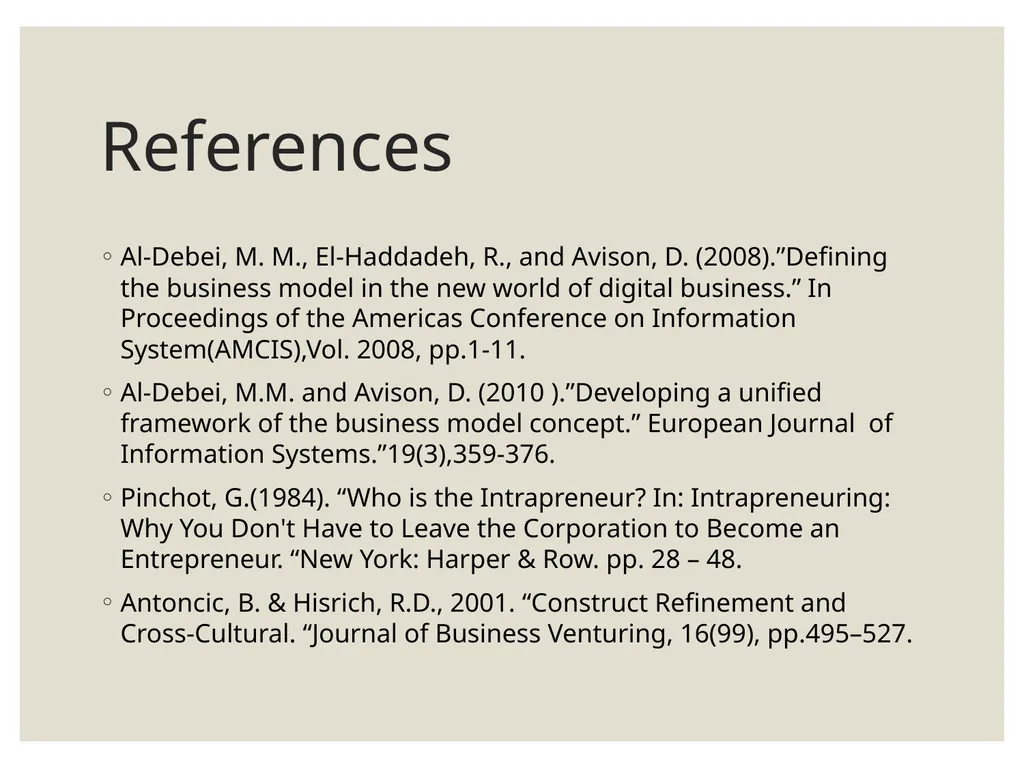 DRAWAY (卓为) Business Models Learning Objectives - slide 11 of 11