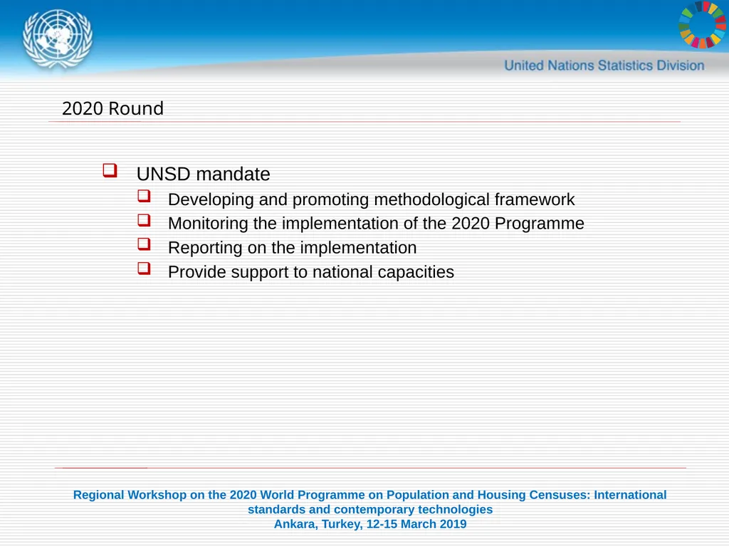 United Nations Statistics Division Programme in - slide 16 of 30