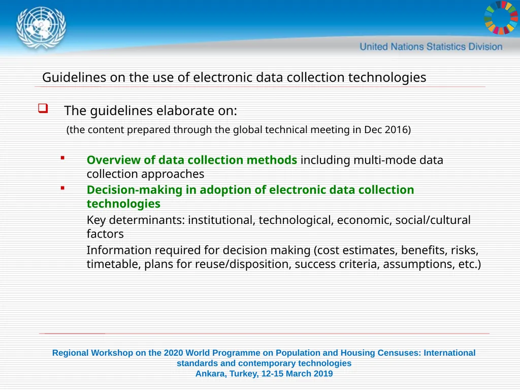 United Nations Statistics Division Programme in - slide 25 of 30