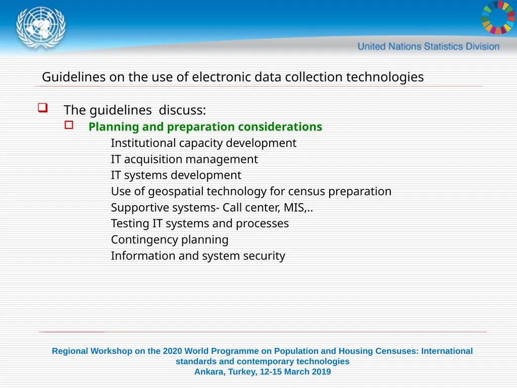 United Nations Statistics Division Programme in - slide 26 of 30