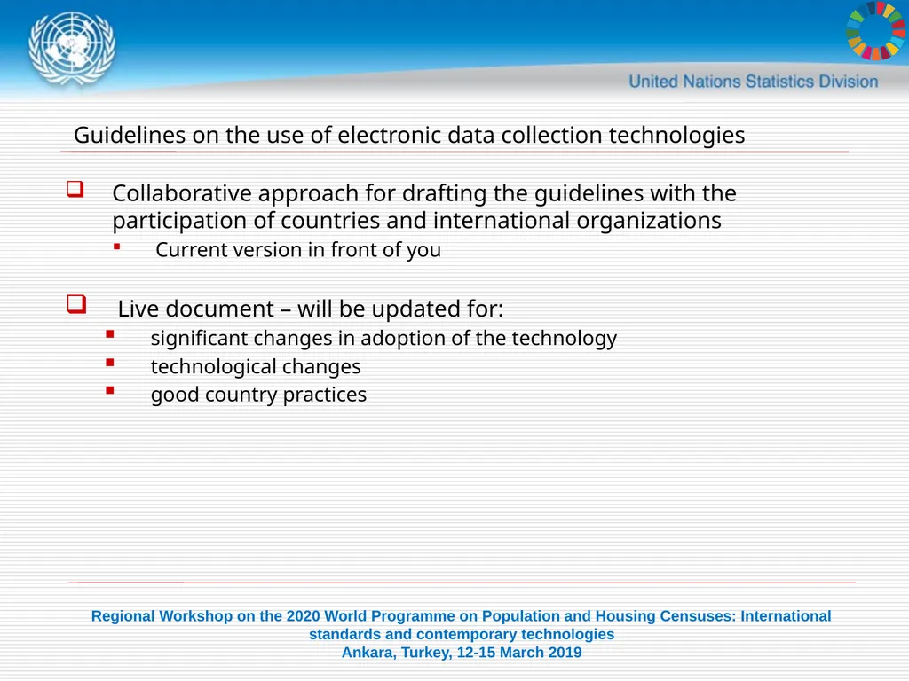 United Nations Statistics Division Programme in - slide 29 of 30