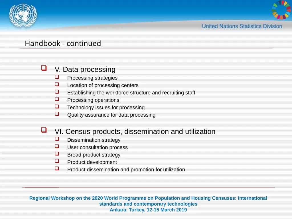 United Nations Statistics Division Programme in - slide 22 of 30