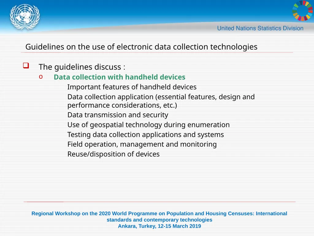 United Nations Statistics Division Programme in - slide 27 of 30