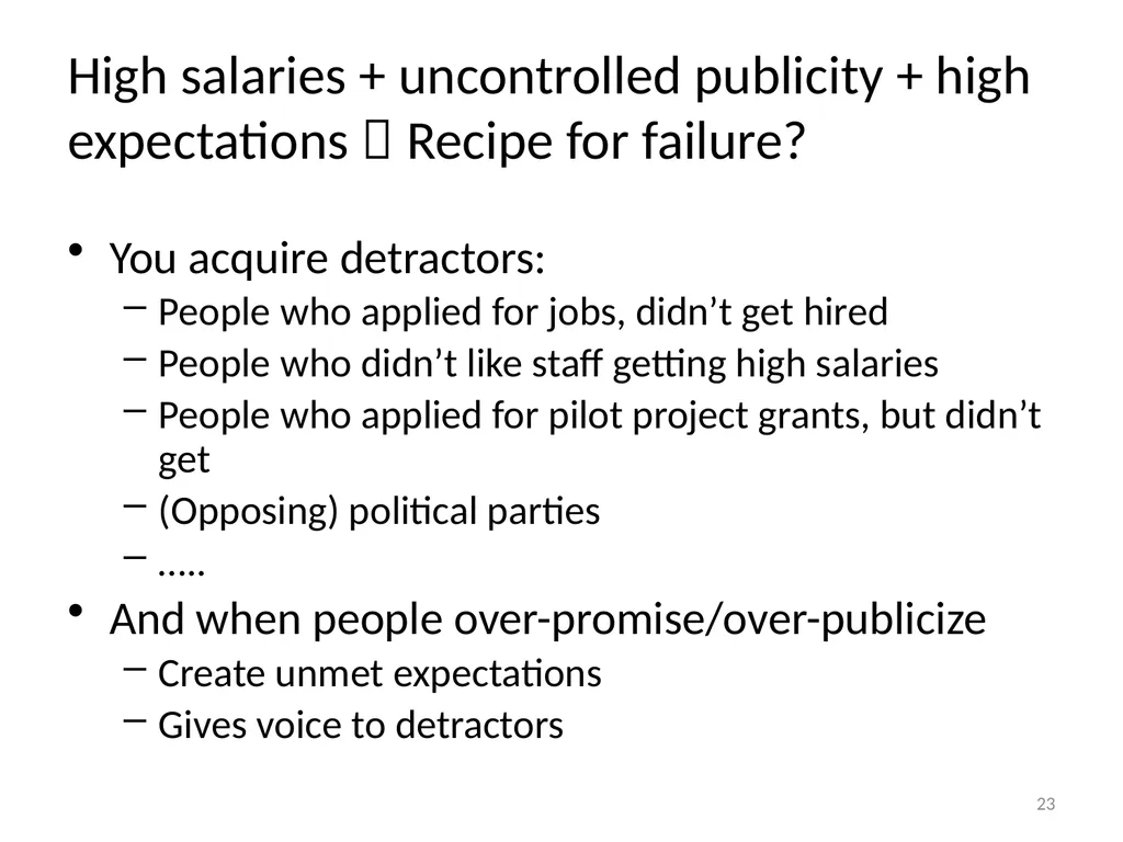 Making and implementing policy Rohan Samarajiva & - slide 23 of 28