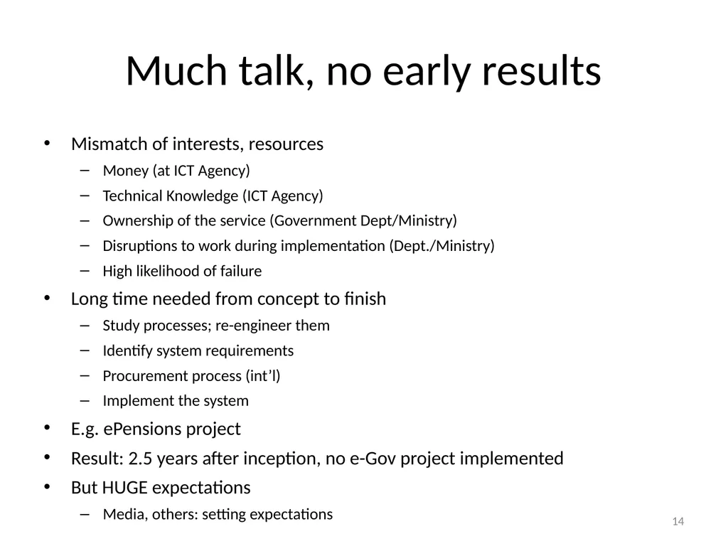 Making and implementing policy Rohan Samarajiva & - slide 14 of 28