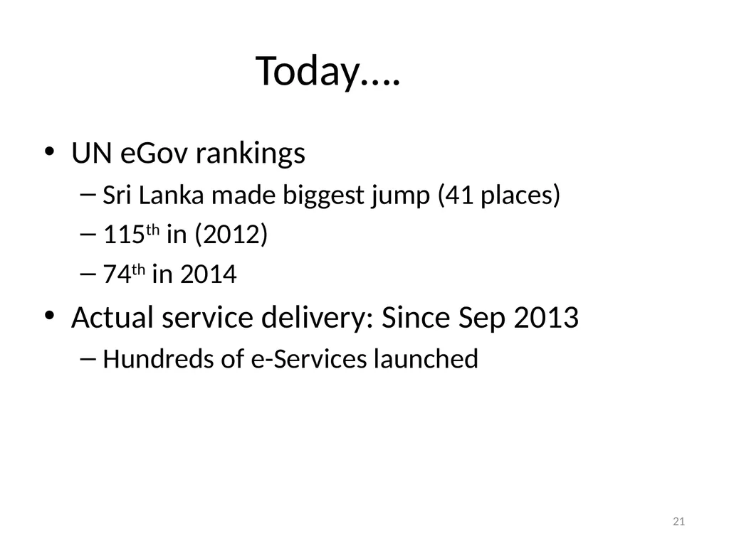 Making and implementing policy Rohan Samarajiva & - slide 21 of 28