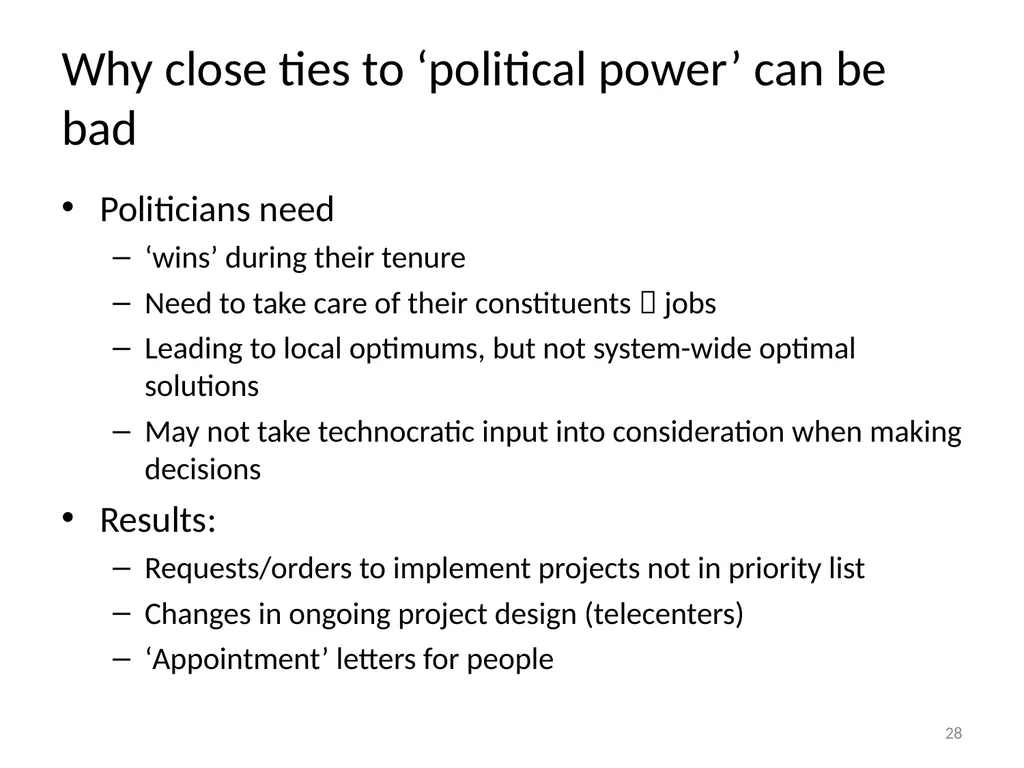 Making and implementing policy Rohan Samarajiva & - slide 28 of 28