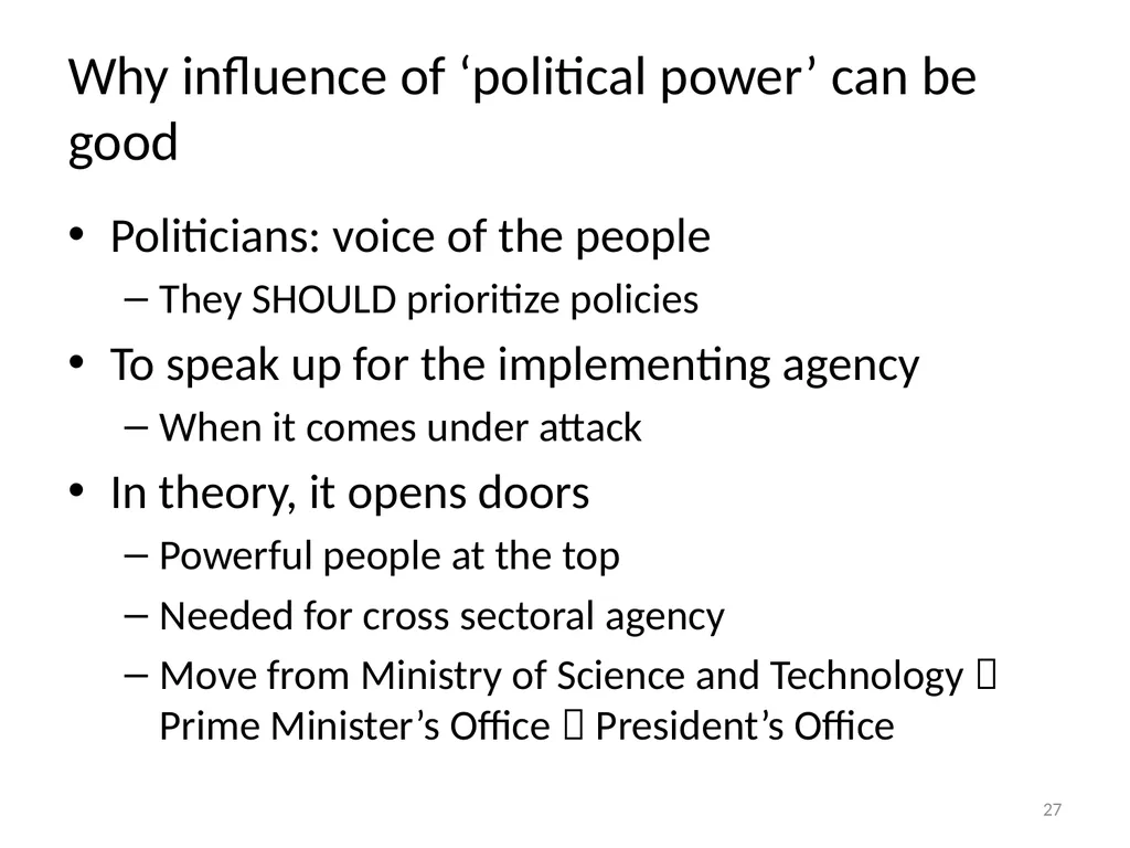 Making and implementing policy Rohan Samarajiva & - slide 27 of 28