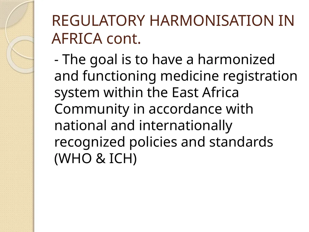 AFRICA REGULATORY CONFERENCE FEEDBACK DR DORCAS - slide 12 of 29