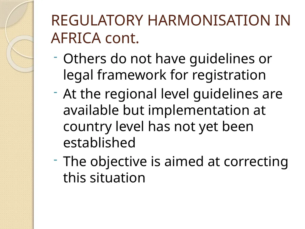 AFRICA REGULATORY CONFERENCE FEEDBACK DR DORCAS - slide 14 of 29