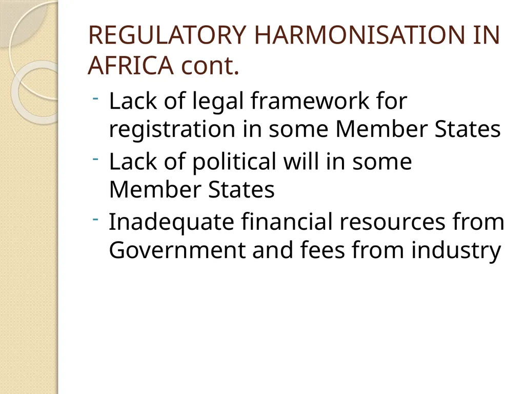 AFRICA REGULATORY CONFERENCE FEEDBACK DR DORCAS - slide 16 of 29